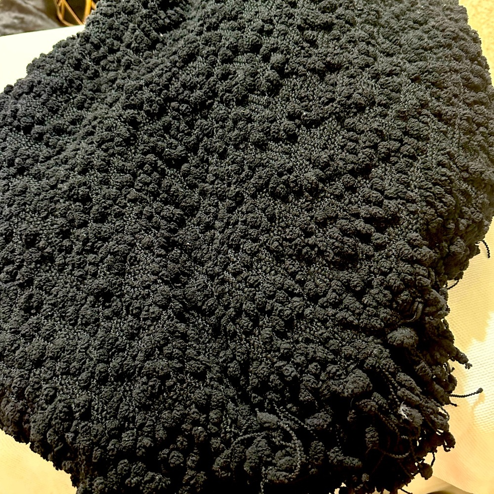 Black Throw Blanket